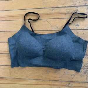 ZYIA Charcoal Adjustable Straps Confort Bra XL